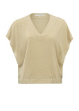V-Neck-Top mit elastischem Bund | YAYA WOMEN