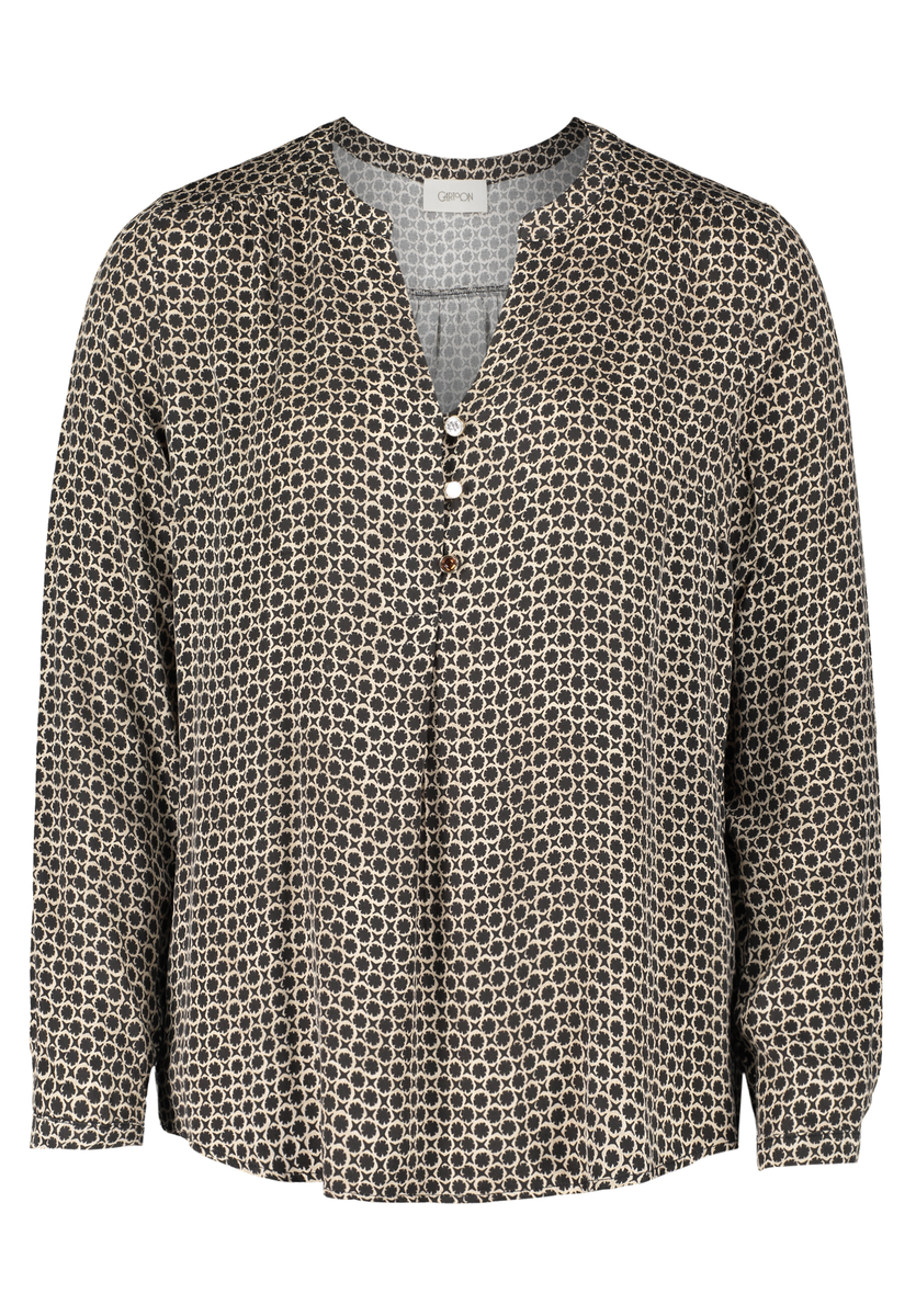 Casual-Bluse mit Minimal-Muster | Cartoon