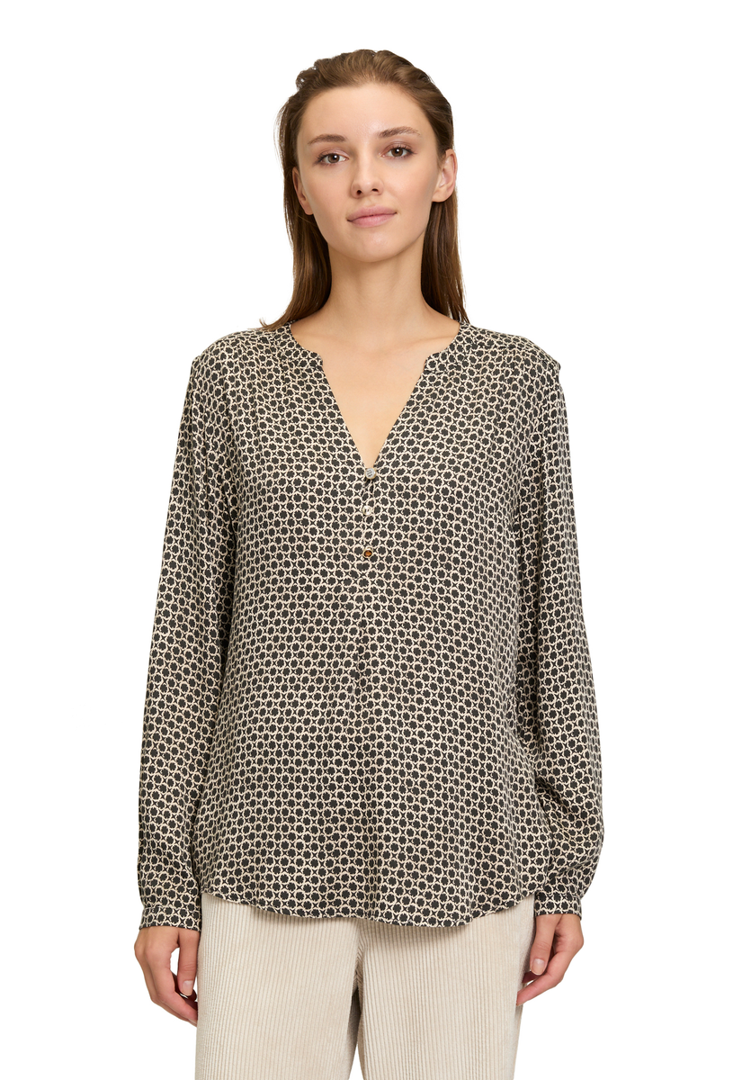 Casual-Bluse mit Minimal-Muster | Cartoon
