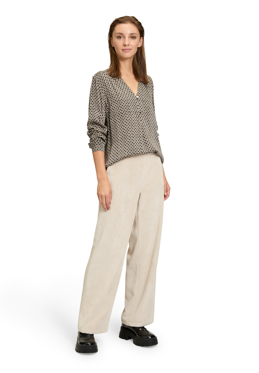 Casual-Bluse mit Minimal-Muster | Cartoon