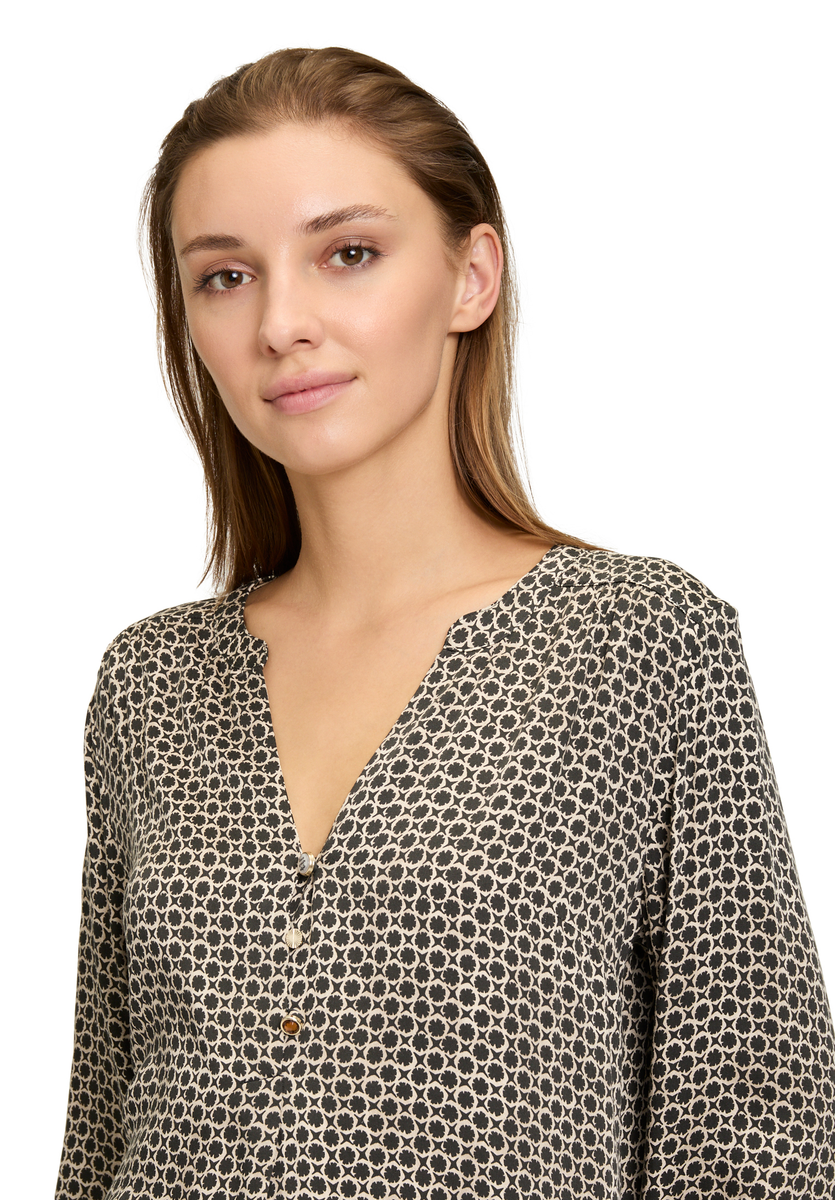 Casual-Bluse mit Minimal-Muster | Cartoon