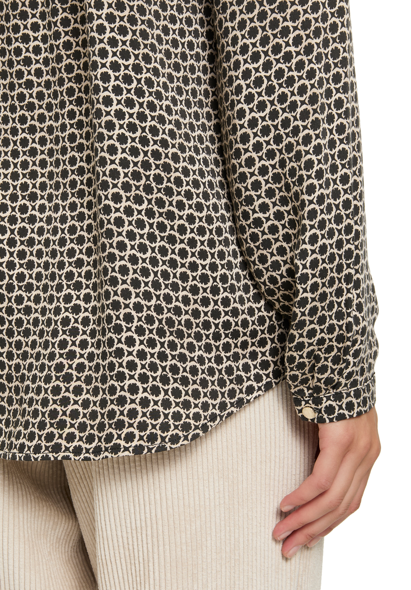 Casual-Bluse mit Minimal-Muster | Cartoon