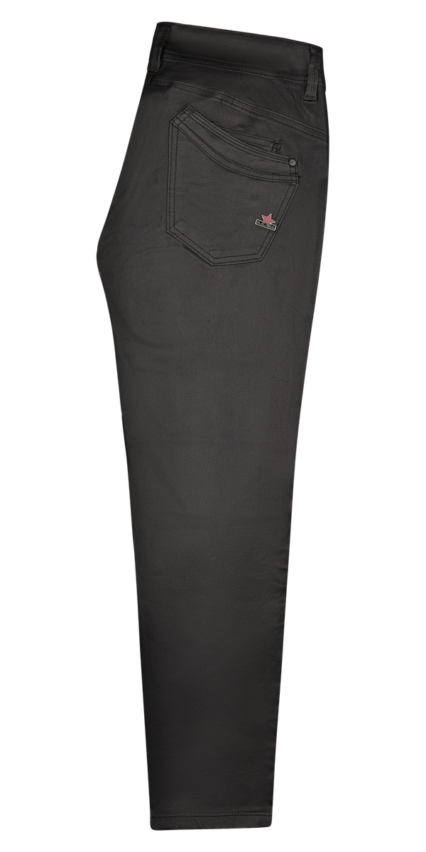 Jeans "Malibu 7/8 coated" - schwarz | Buena Vista