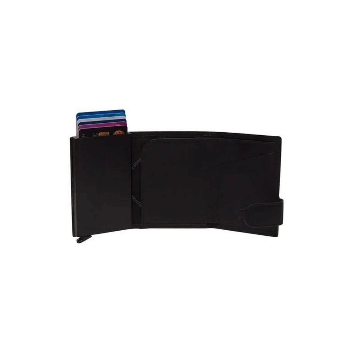 Kartenetui  "Frankfurt" Wax Pull Up, schwarz | Chesterfield