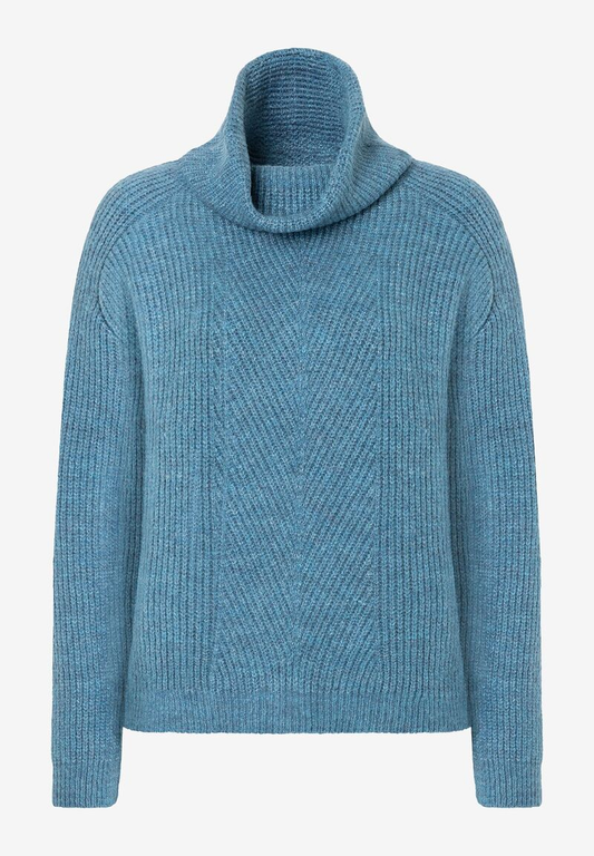Rollkragen-Pullover  pure purple