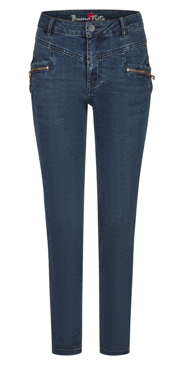 Florida-Z cropped stretch denim