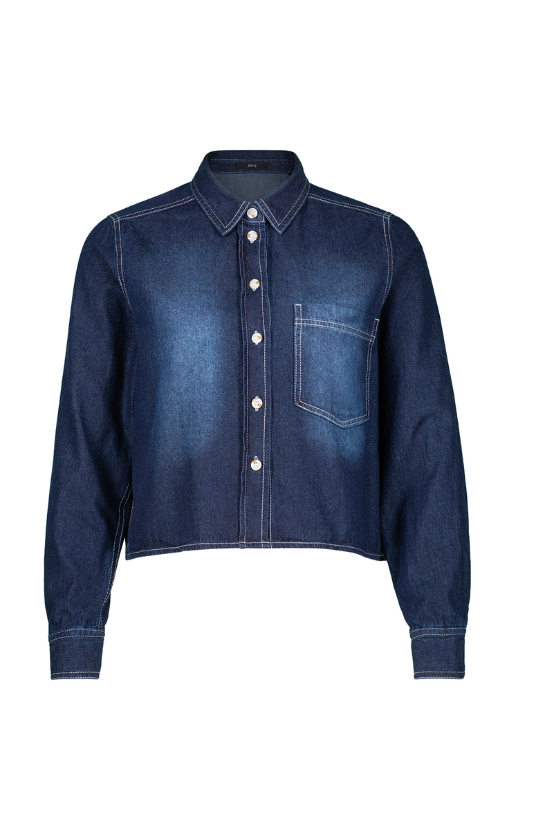 Jeansbluse