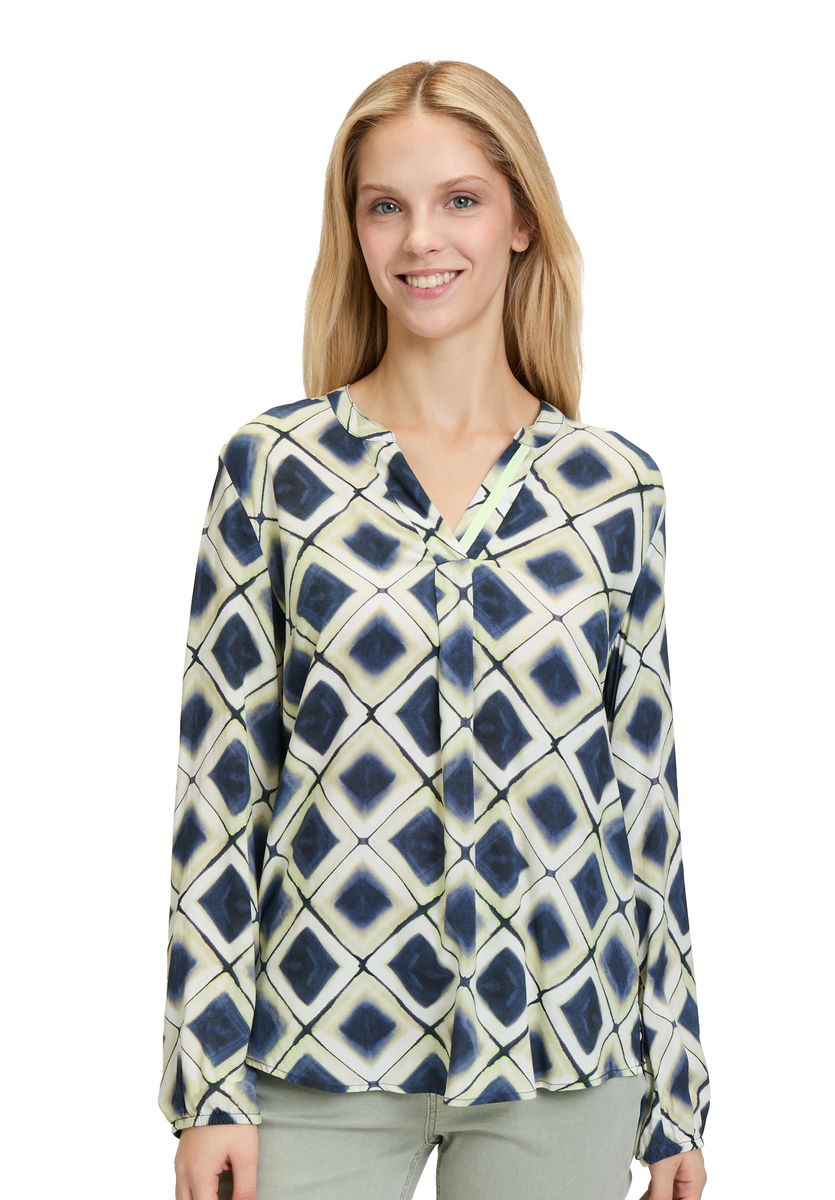Gemustertes Blusenshirt | Cartoon