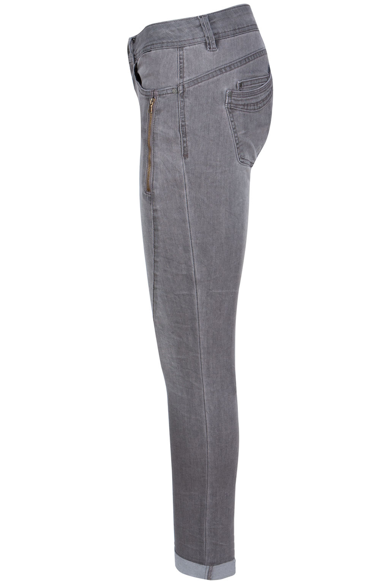 Malibu-Zip-Straight Stretch Denim