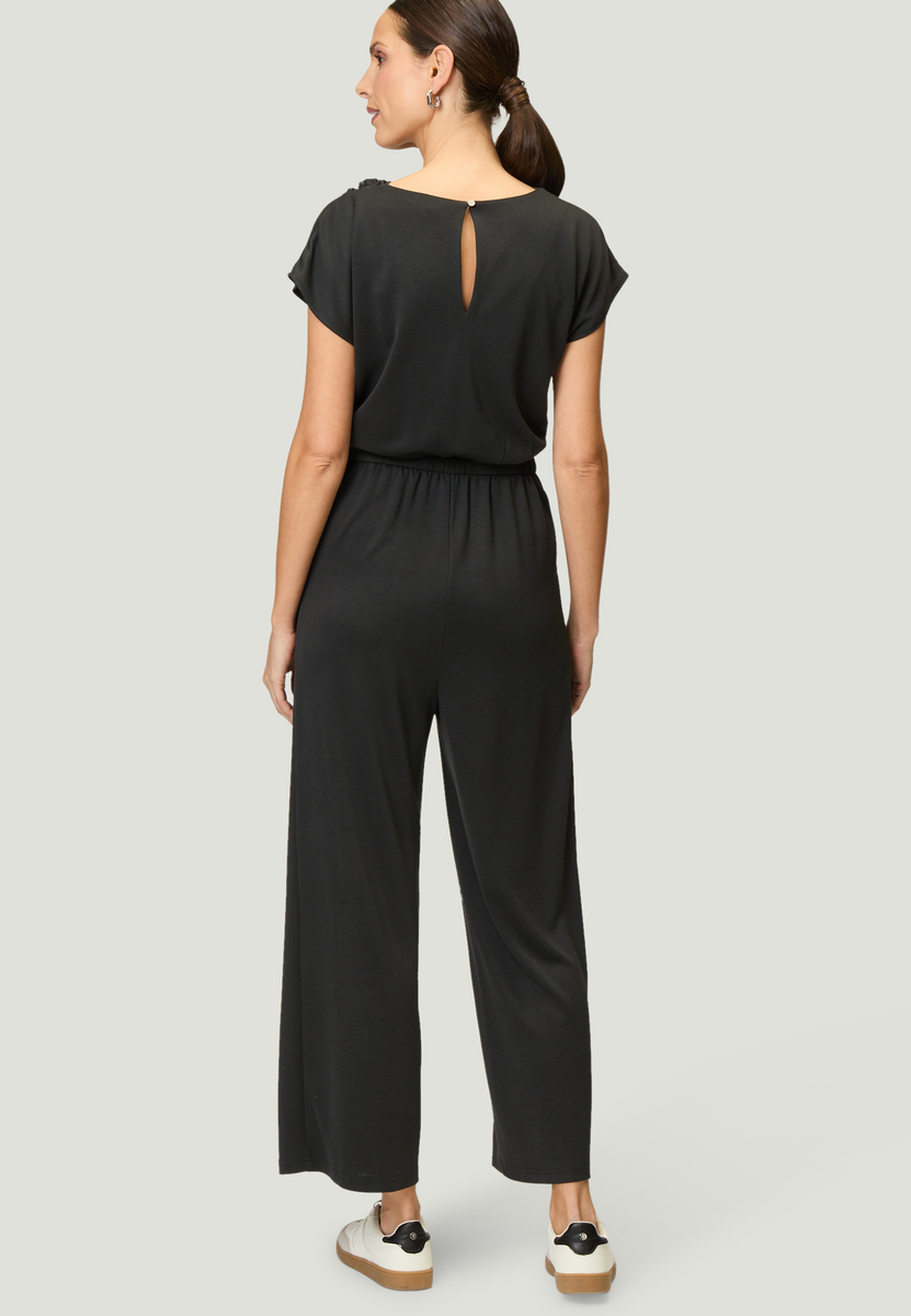 Jumpsuit in edlem schwarz