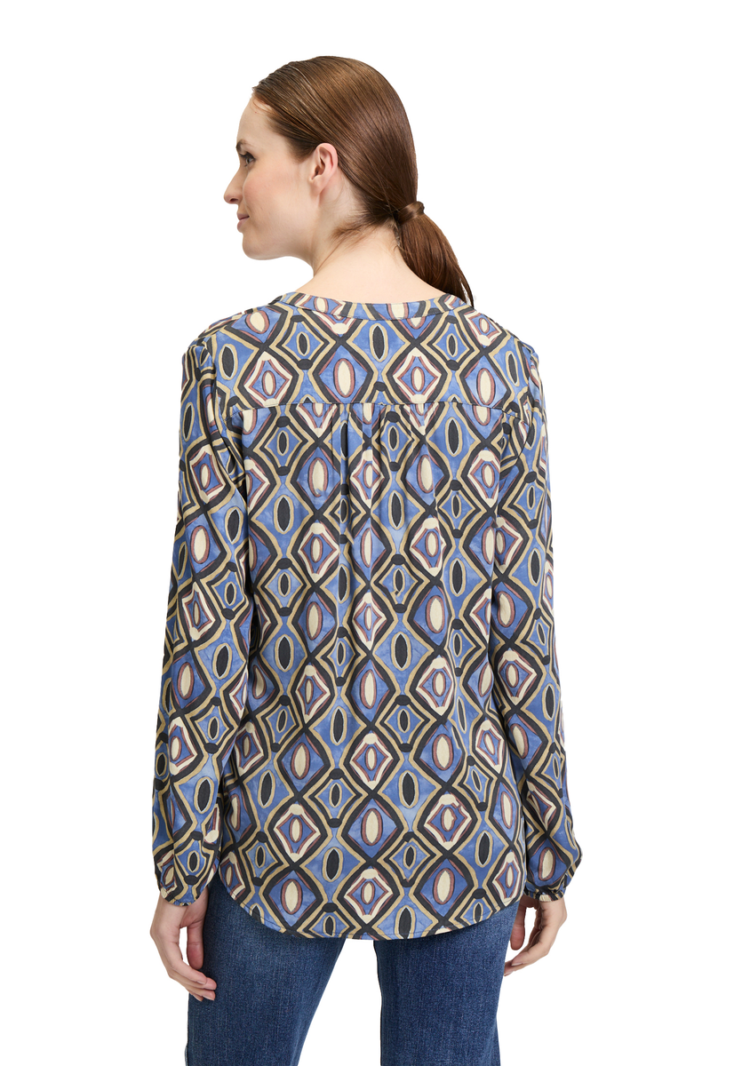Blusenshirt mit geometrischen Mustern | Cartoon