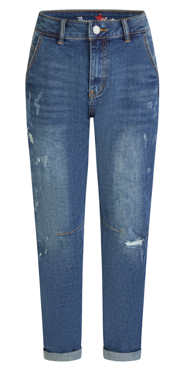 Aida cropped stretch denim