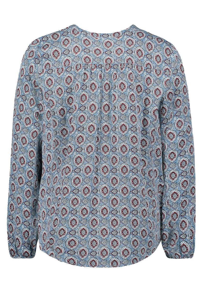 Gemusterte Casual-Bluse | Cartoon