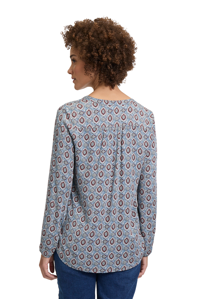 Gemusterte Casual-Bluse | Cartoon