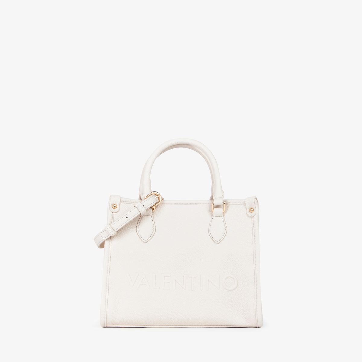 Handtasche in schwarz und weichem Elfenbein| SHOPPING RISED RE