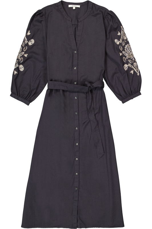 Dunkelgraues Kleid