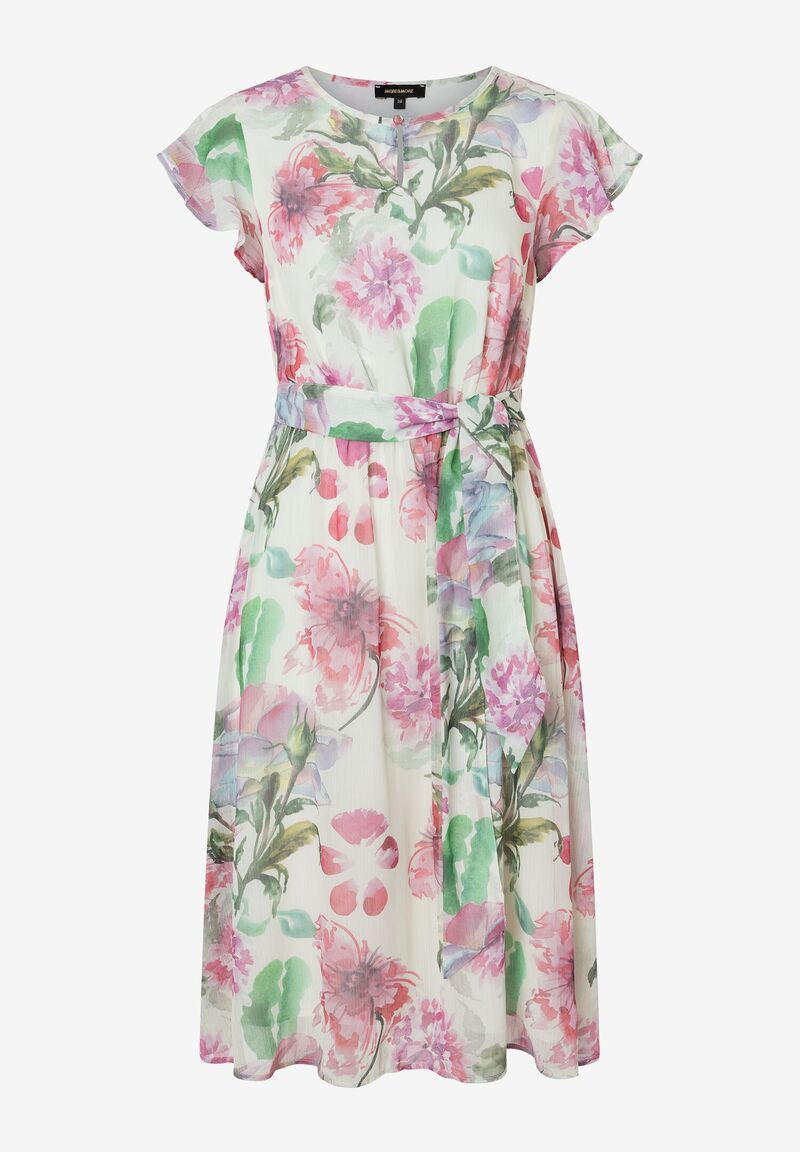 Chiffonkleid  Flowerprint