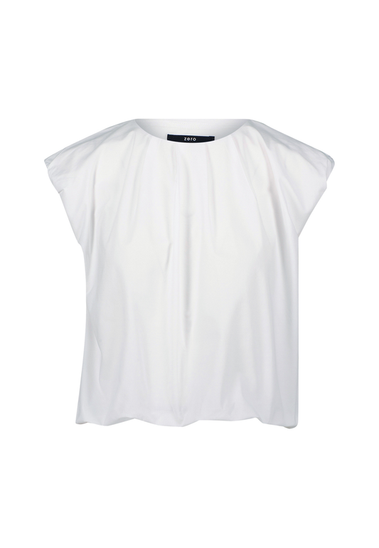 Shirt
mit gerafften Ärmeln