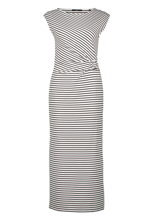 Jerseykleid
mit Streifen