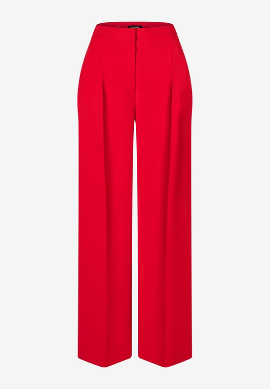 Weite Hose in soft red