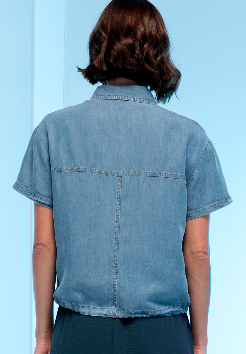 ANIA Jeansbluse