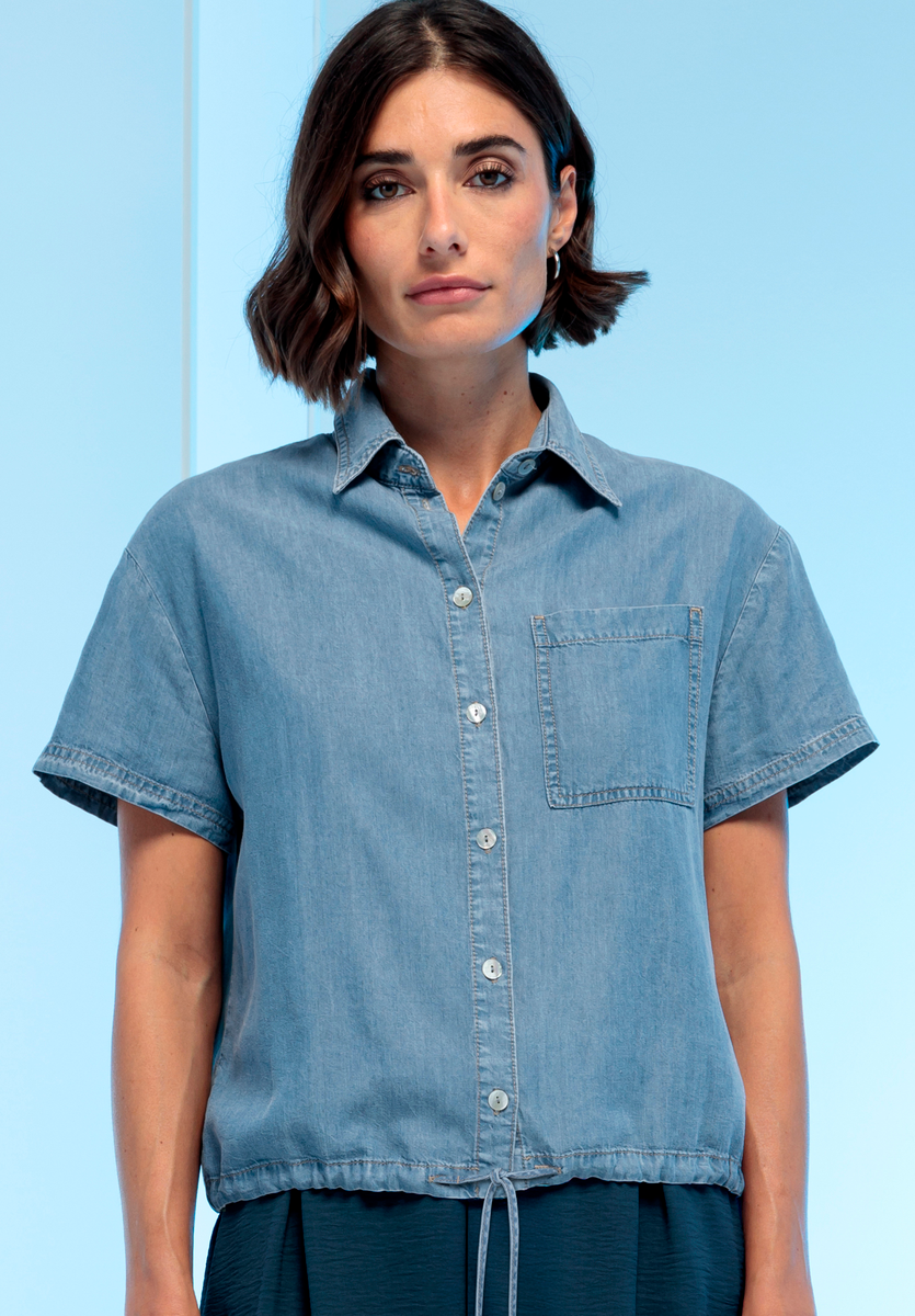 ANIA Jeansbluse