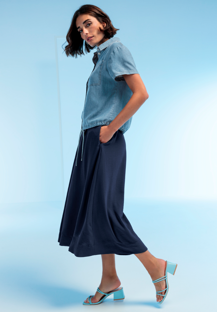 ANIA Jeansbluse