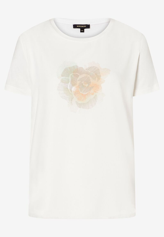 Gedoppeltes T-Shirt mit Frontprint