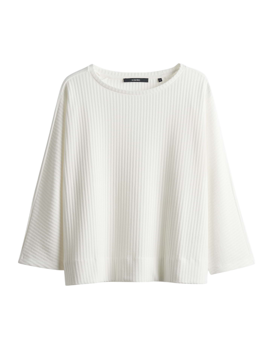 Kayuma Boxy Shirt mit Batwing Ärmel