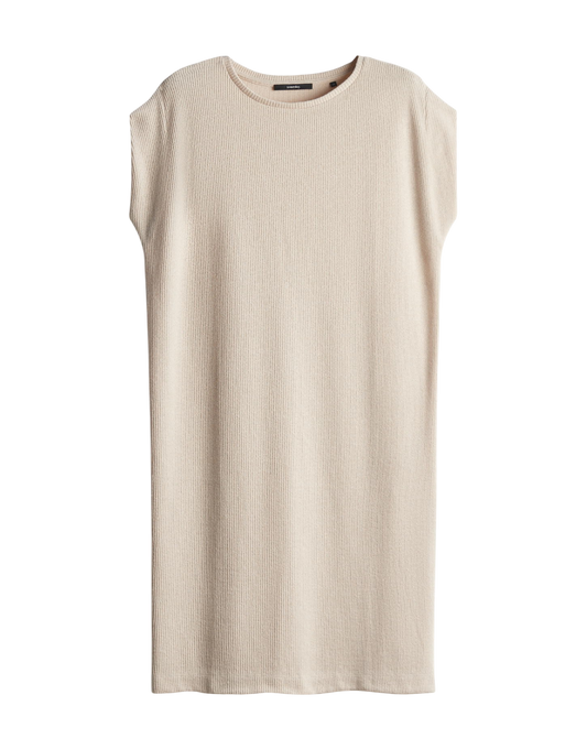 Qujanina Sweatkleid mit feiner Rippstruktur