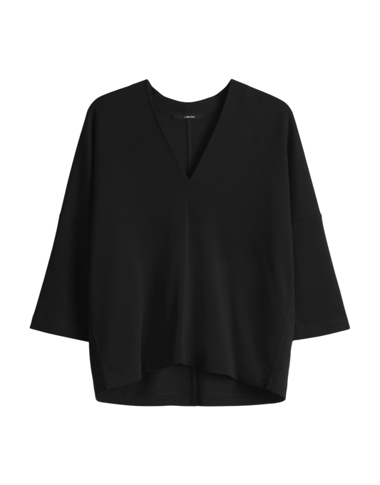 UHLYN Loose Sweatshirt in Rippstruktur