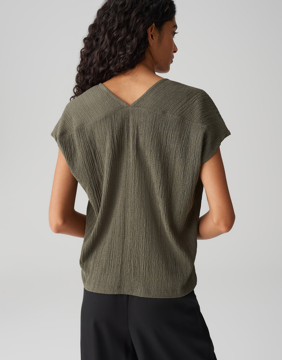 Sirukus structure  Boxy Fit Shirt mit Crash Effekt