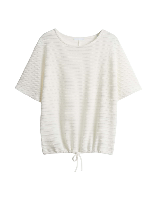 Saronji paris Strukturiertes Jerseyshirt mit Fledermausärmeln