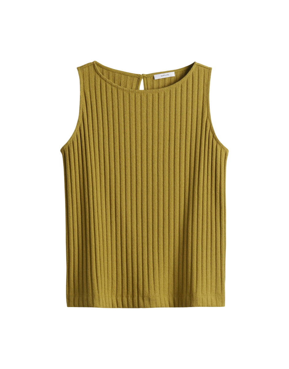 IPOMA SLIT Regular Jerseytop  in Rippstruktur