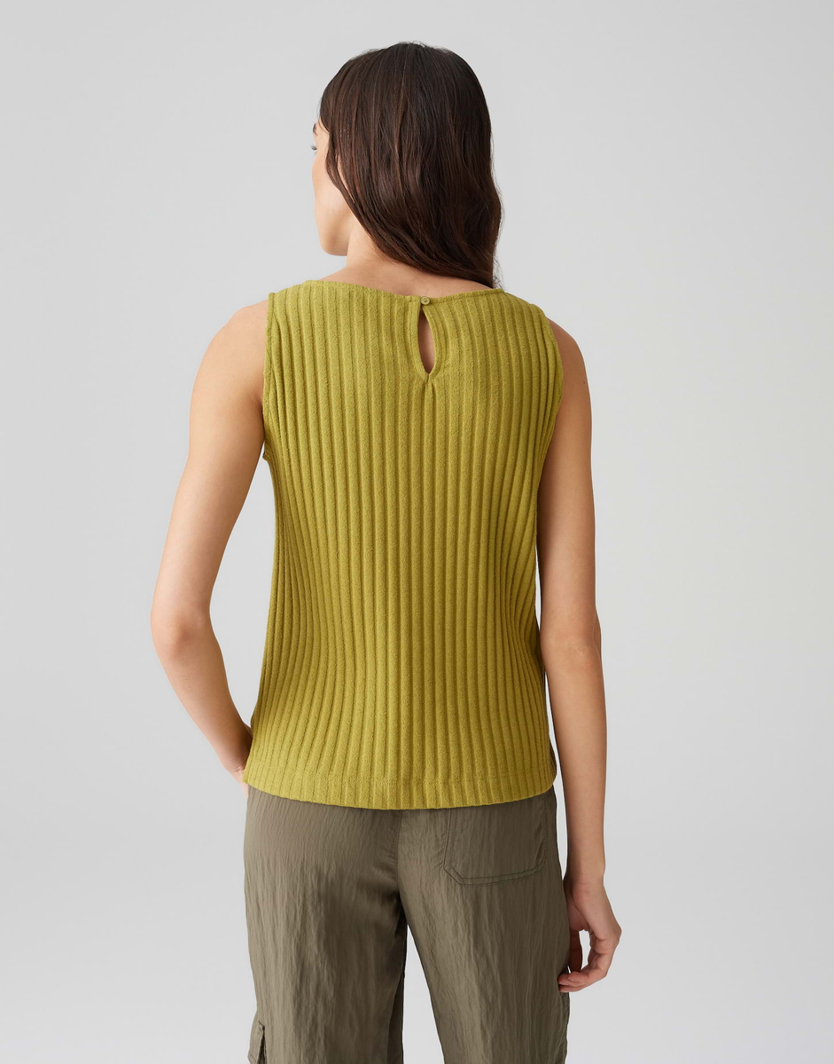 IPOMA SLIT Regular Jerseytop  in Rippstruktur