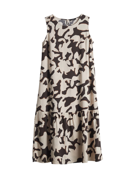 Wicy wildflower Trägerkleid mit abstraktem Print