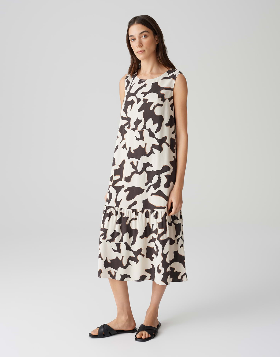 Wicy wildflower Trägerkleid mit abstraktem Print