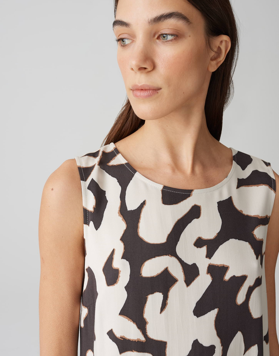 Wicy wildflower Trägerkleid mit abstraktem Print