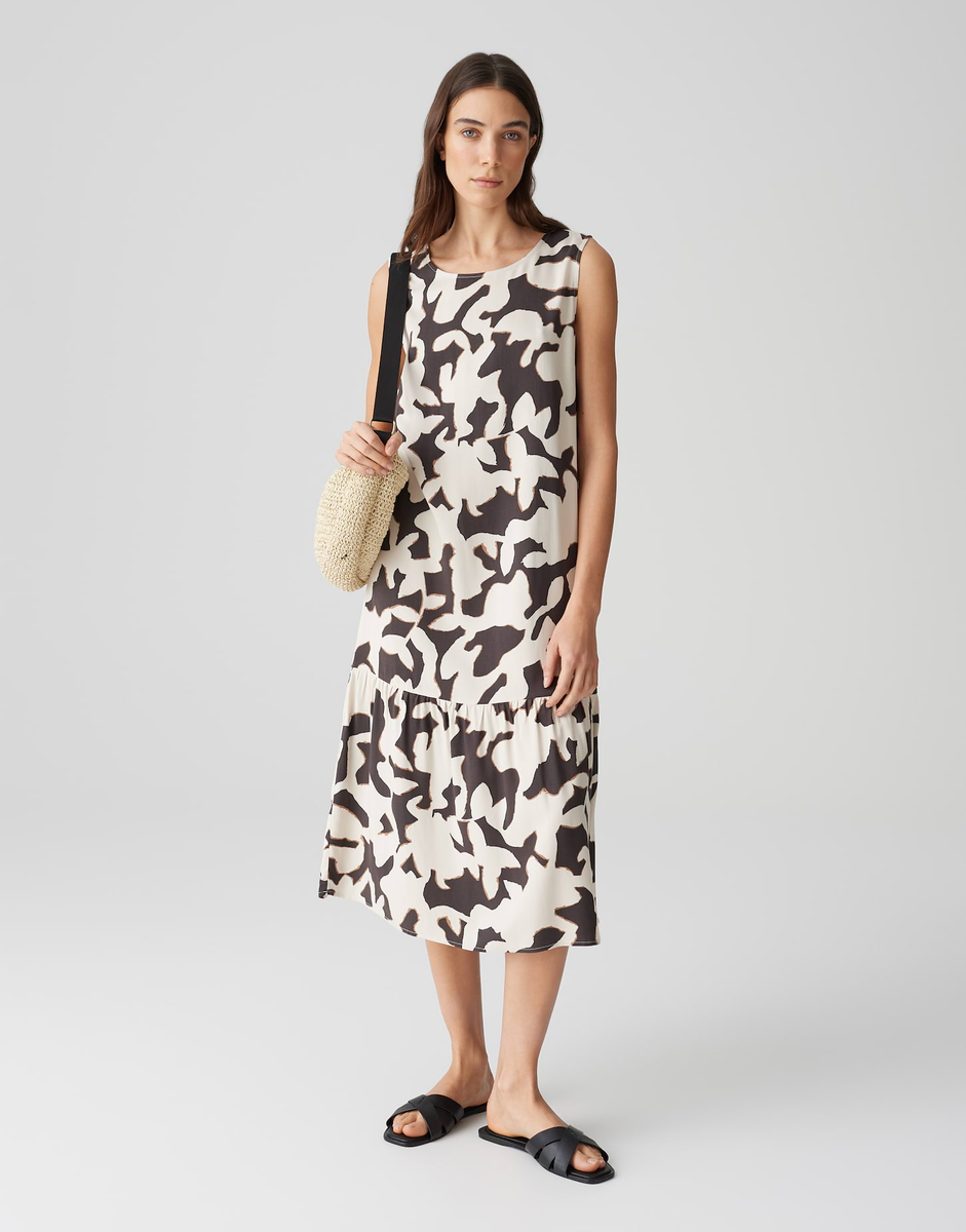 Wicy wildflower Trägerkleid mit abstraktem Print