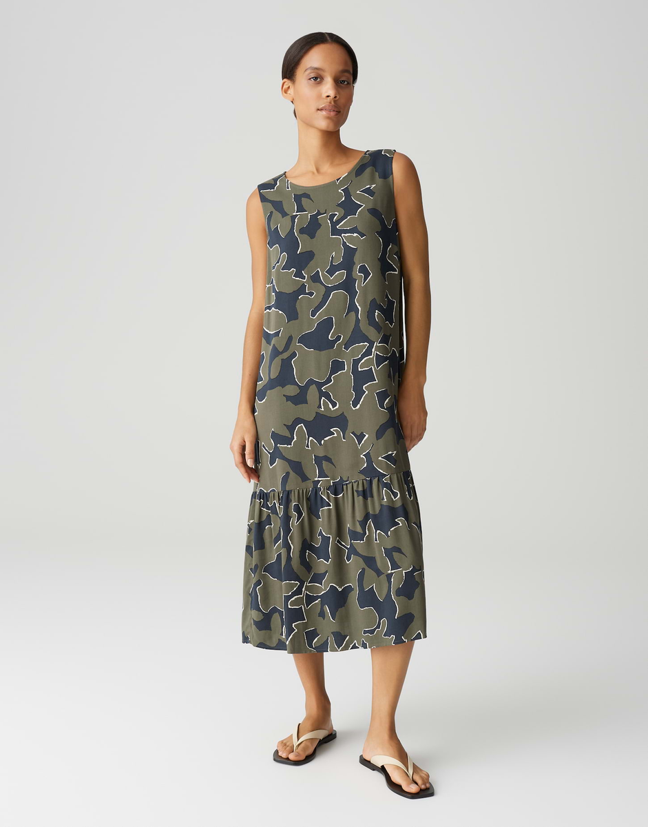 Wicy wildflower Trägerkleid mit abstraktem Print