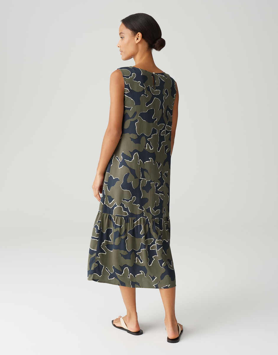 Wicy wildflower Trägerkleid mit abstraktem Print
