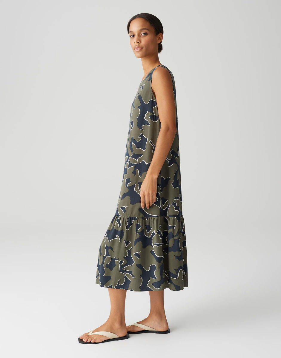 Wicy wildflower Trägerkleid mit abstraktem Print