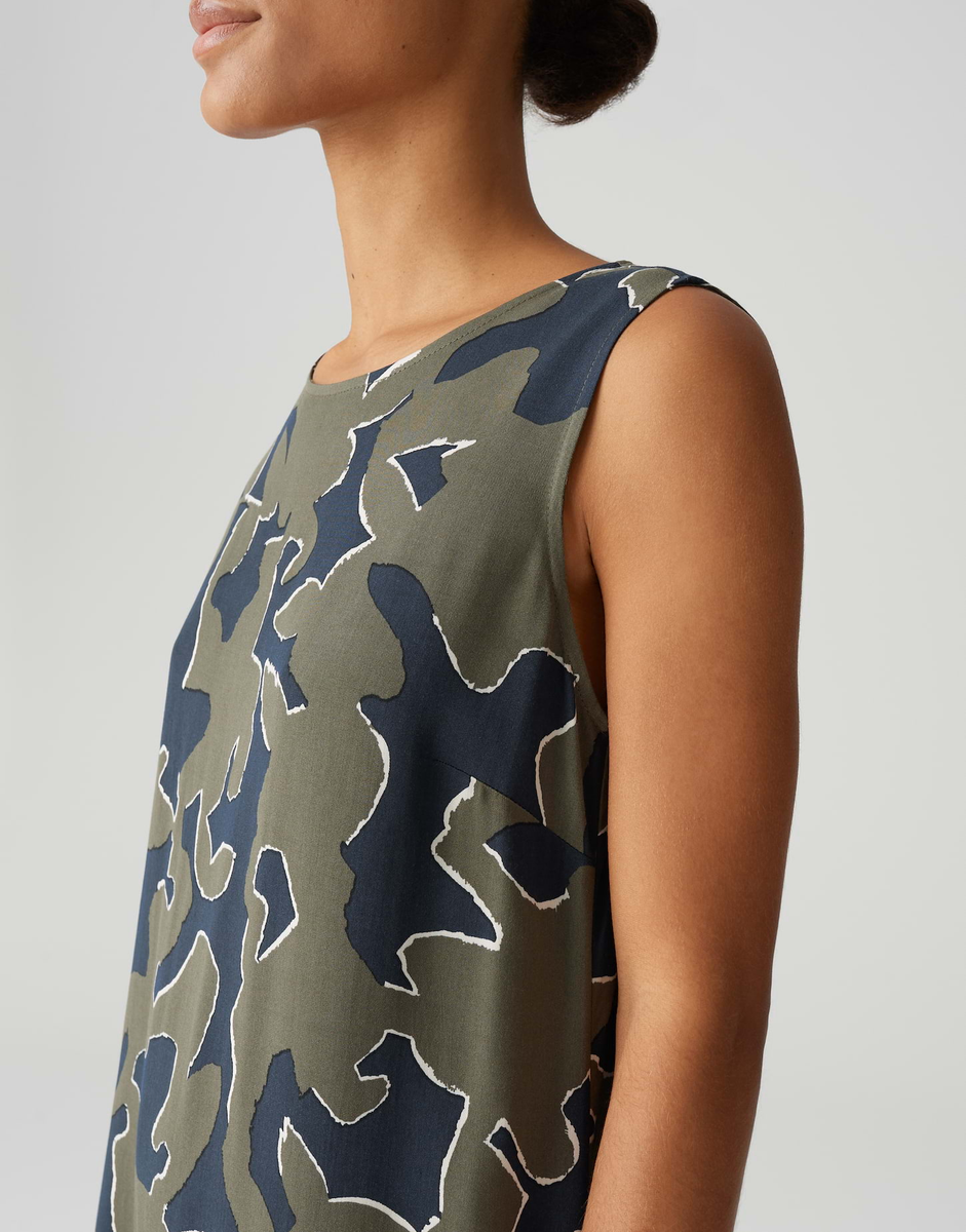 Wicy wildflower Trägerkleid mit abstraktem Print