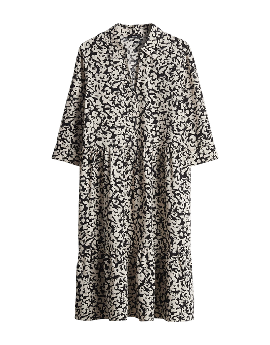 Walari Printkleid mit femininen Volantstufen