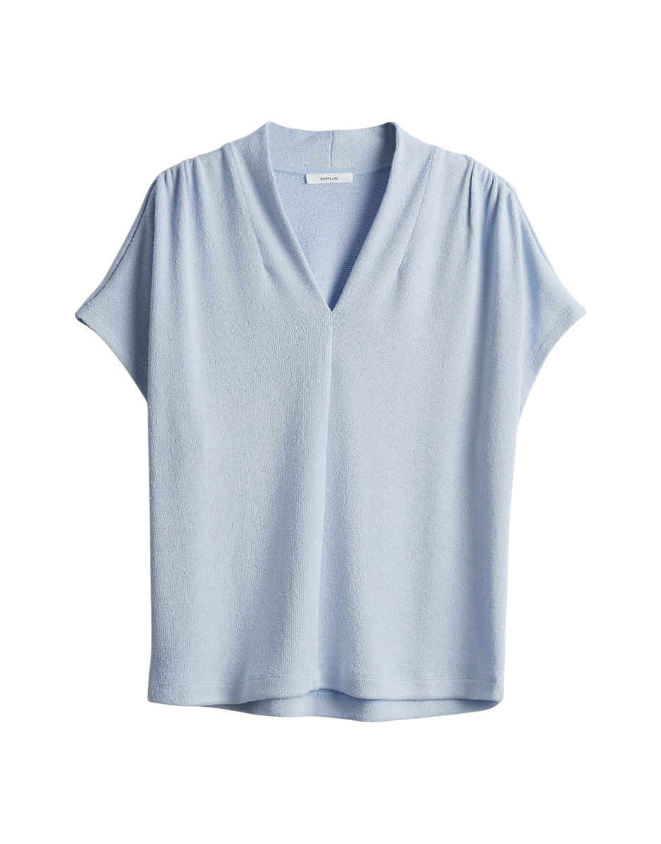 Sofranka Jerseytop mit drapierter Schulter