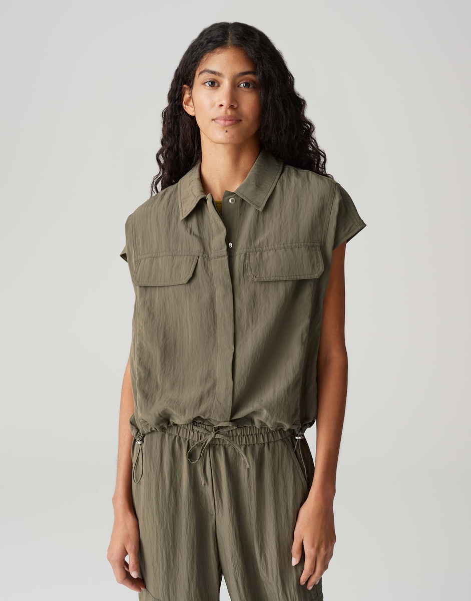 Fropi Crashbluse mit Utility Details