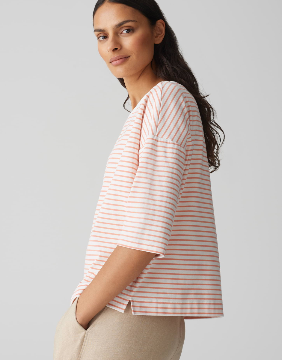 Seifen preppy Streifenshirt Oversize