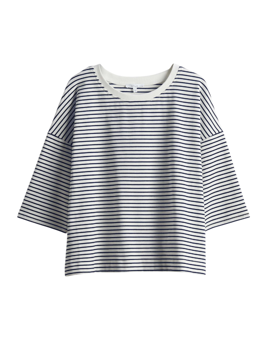 Seifen preppy Streifenshirt Oversize