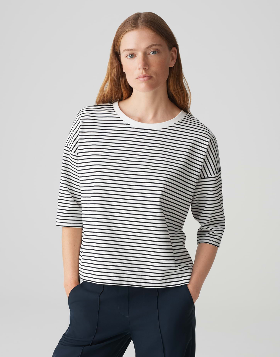 Seifen preppy Streifenshirt Oversize