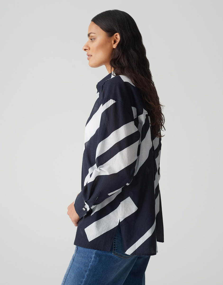 Fenlo stripe Leichte Hemdbluse